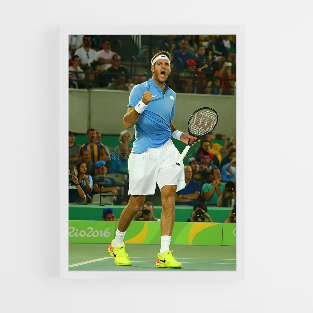 Poster Juan martin décisive – affiche Tennis (vue 3)